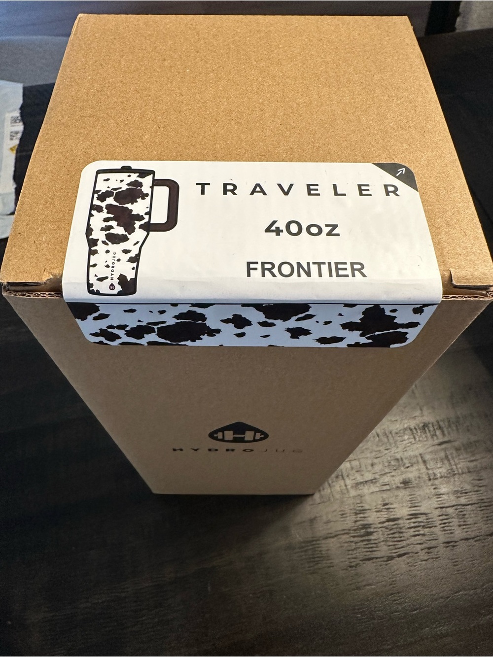 HydroJug Traveler 40oz - Frontier Cow Print